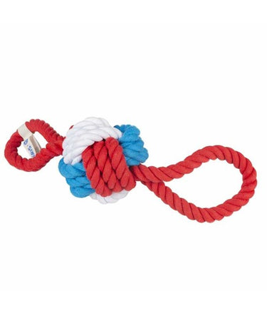 Duvo+ Papa The Smurf Rope Ball with 2 Loops 42cm